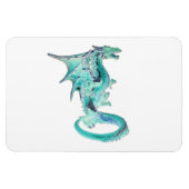 Sky Blue Dragon Horizontale Flexibele Fotomagneet Magneet (Horizontaal)