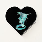 Sky Blue Dragon Notitieboek (Achterkant)