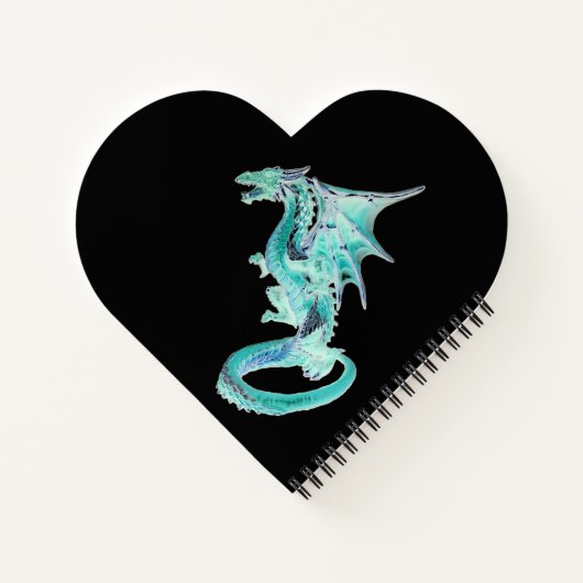 Sky Blue Dragon Notitieboek (Achterkant)