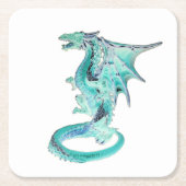 Sky Blue Dragon Onderzetter (Voorkant)