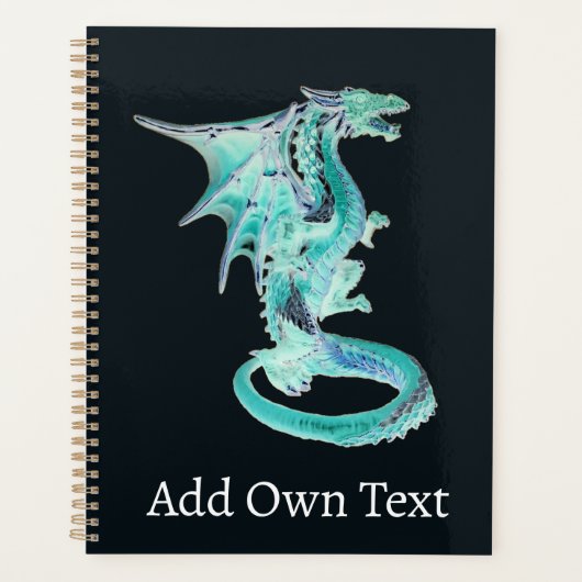 Sky Blue Dragon Planner (Voorkant)