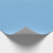 Sky Blue (effen kleur) Aero Cadeaupapier (Hoek)