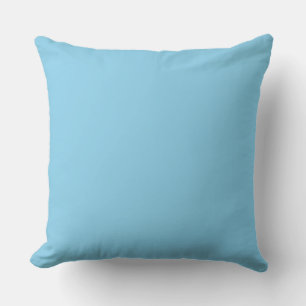 Sky Blue Effen Kleur Verse Kust Elegantie Kussen