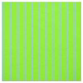 Sky Blue en Chartreuse Stripes Pattern Stof (Swatch)