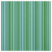 Sky Blue en Dark Green Stripes/Lines Pattern Stof (Swatch)
