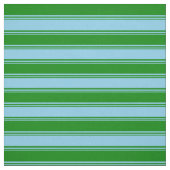 Sky Blue en Green Striped/Lined Pattern Stof (Swatch)