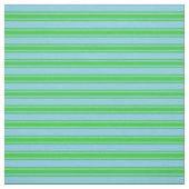 Sky Blue en Lime Green Lines Stof (Swatch)