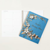 Sky Blue en linnen Planner (Display)