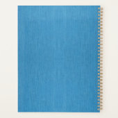 Sky Blue en linnen Planner (Achterkant)