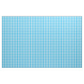 Sky Blue en White Check Gingham Pattern Fabric Stof (Yard (91,4 cm))