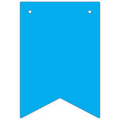 Sky Blue en White School Kleuren Afstuderen Vlaggetjes (Eerste vlag)