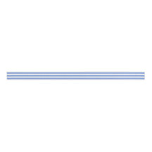 Sky Blue en White Striped Grosgrain Ribbon