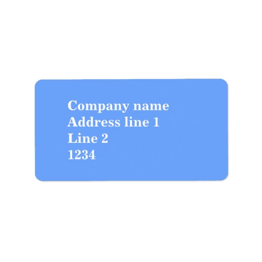Sky blue etiket (Voorkant)