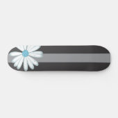 Sky Blue Floral Racing Tribal Daisy Tattoo Patroon Persoonlijk Skateboard (Horizontaal)
