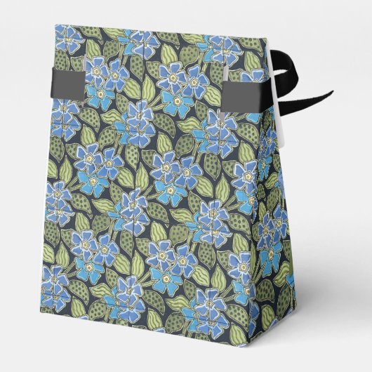  Sky Blue Forget-me-not Wildflower Bedankdoosjes (Achterkant)