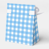 Sky blue gingham bedankdoosjes (Achterkant)
