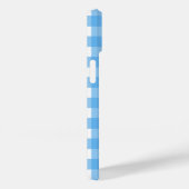 Sky blue gingham Case-Mate iPhone case (Achterkant / Rechts)