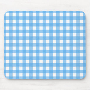 Sky blue gingham muismat