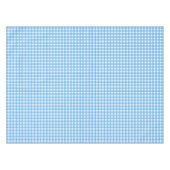 Sky blue gingham tafelkleed (Voorkant (Horizontaal))