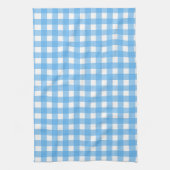 Sky blue gingham theedoek (Verticaal)