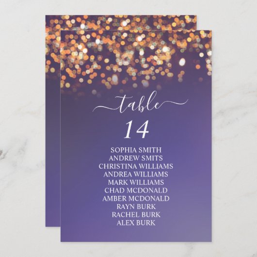 Sky Blue & gold Background Seining Chart Cards Kaart (Voorkant / Achterkant)