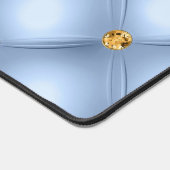 Sky Blue Gold Diamond Getuft Bureaumat (Hoek)