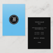 Sky Blue Gothic Visitekaartje (Voorkant / Achterkant)