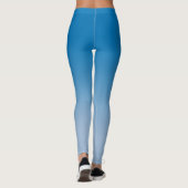 Sky Blue Gradient met legant Monogram Leggings (Achterkant)