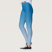 Sky Blue Gradient met legant Monogram Leggings (Links)
