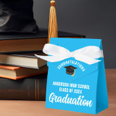 Sky Blue Graduation Party Gepersonaliseerd Bedankdoosjes