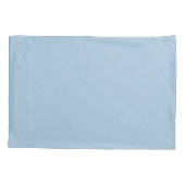 Sky Blue Greek Key Monogram Standard Pillow Case Kussensloop (Achterkant)