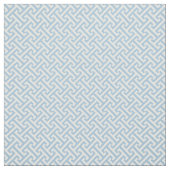Sky Blue Greek Key Pattern Stof (Swatch)