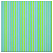 Sky Blue, Green & Turquoise Lines/Stripes Pattern Stof (Swatch)