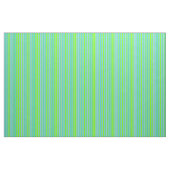Sky Blue, Green & Turquoise Lines/Stripes Pattern Stof (Fat Quarter)
