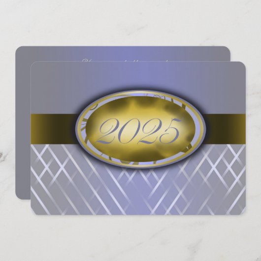 Sky Blue Harvest en Gold Class van 2025 Kaart (Voorkant / Achterkant)