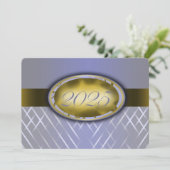 Sky Blue Harvest en Gold Class van 2025 Kaart (Staand voorkant)