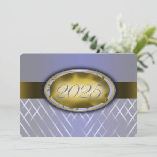 Sky Blue Harvest en Gold Class van 2025 Kaart (Staand voorkant)