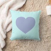 Sky Blue Heart en Sky Blue Hearts - Omkeerbaar Kussen (Deken)