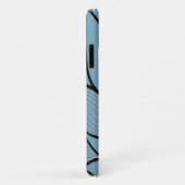 Sky Blue Hues Creatief Verloven Patroon Case-Mate iPhone Case (Achterkant/rechts)