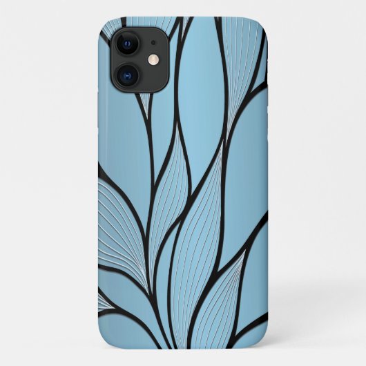 Sky Blue Hues Creatief Verloven Patroon Case-Mate iPhone Case (Achterkant)