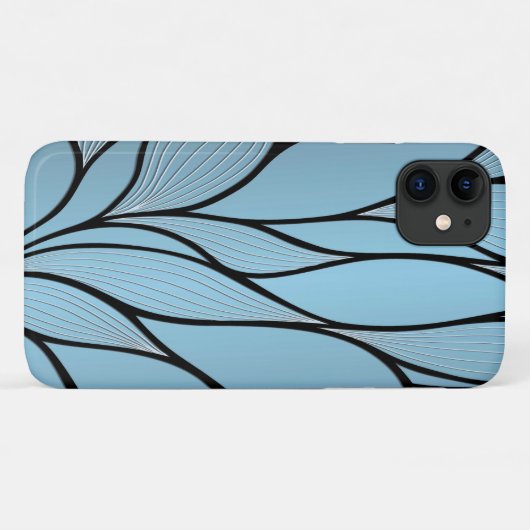 Sky Blue Hues Creatief Verloven Patroon Case-Mate iPhone Case (Achterkant (horizontaal))