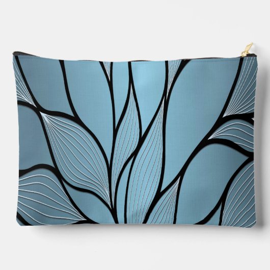 Sky Blue Hues Creatief Verloven Patroon Etui (Achterkant)