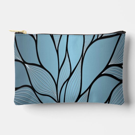 Sky Blue Hues Creatief Verloven Patroon Etui (Voorkant)