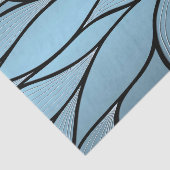 Sky Blue Hues Creatief Verloven Patroon Tissuepapier (Detail)
