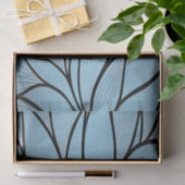 Sky Blue Hues Creatief Verloven Patroon Tissuepapier (Geschenk)