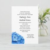 Sky Blue Hydrangea Beide partners Kaart (Staand voorkant)