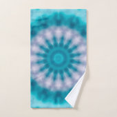 Sky blue kaleidoscoop bad handdoek (Handdoek)