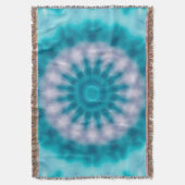 Sky blue kaleidoscoop deken (Voorkant Verticaal)