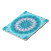 Sky blue kaleidoscoop notitieblok (Linkerzijde)