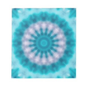Sky blue kaleidoscoop notitieblok